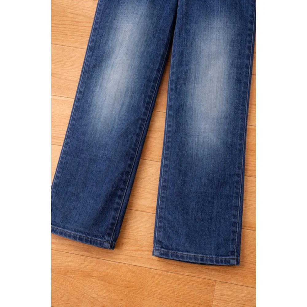 Chillipop Girls 4T Denim Jumpsuit 💙 Smocked Top Wide Leg Cute Outfit